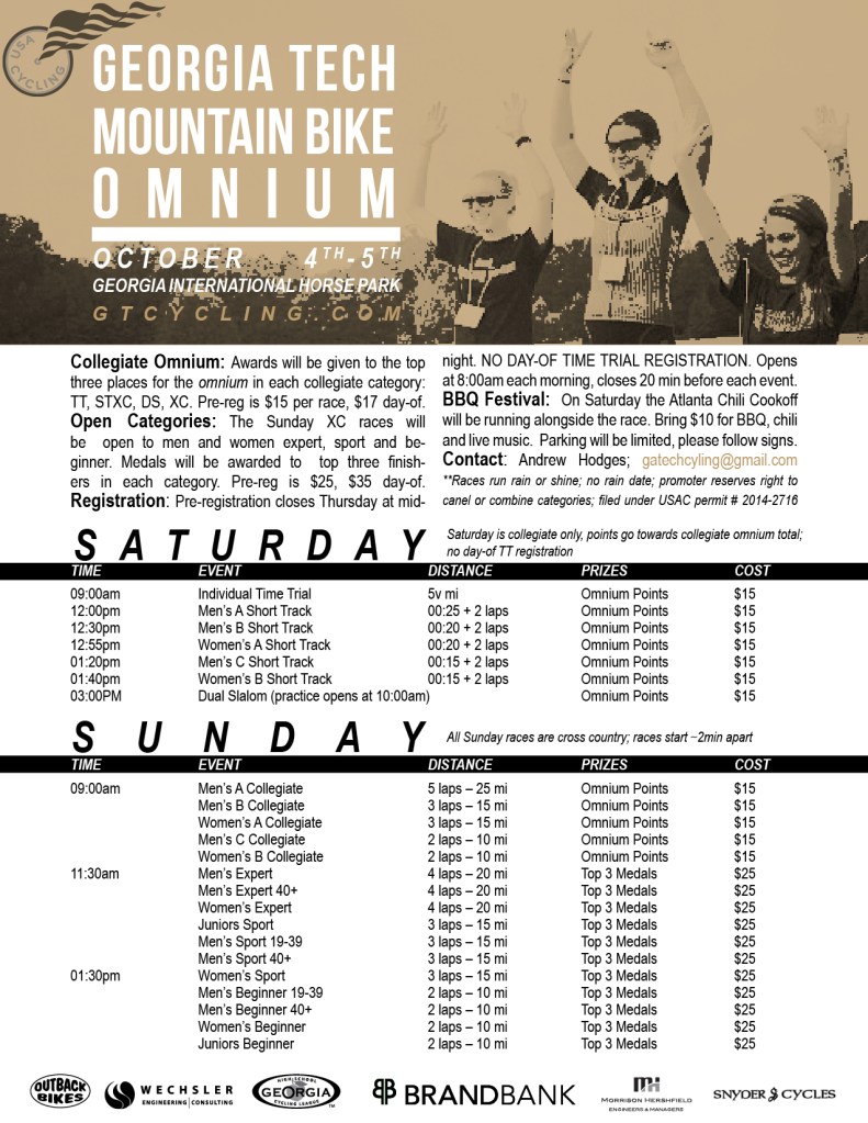 2014 Mountain Bike Omnium Flyer