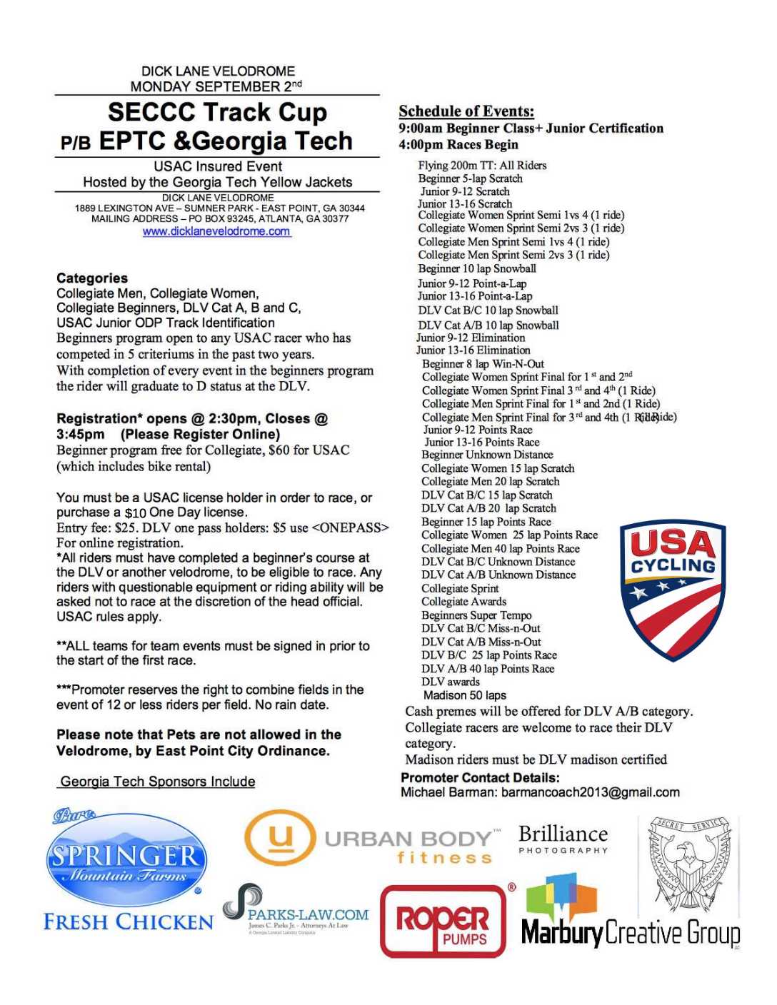 SECCC Track Cup